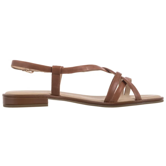 Sandały Caprice Brązowe 9-28100-44 303 Cognac Nappa – zdjęcie 3