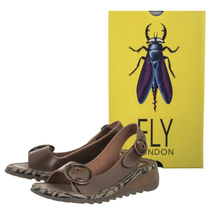 Sandały FLY London Tram Bridle Camel P500723002 – zdjęcie 6