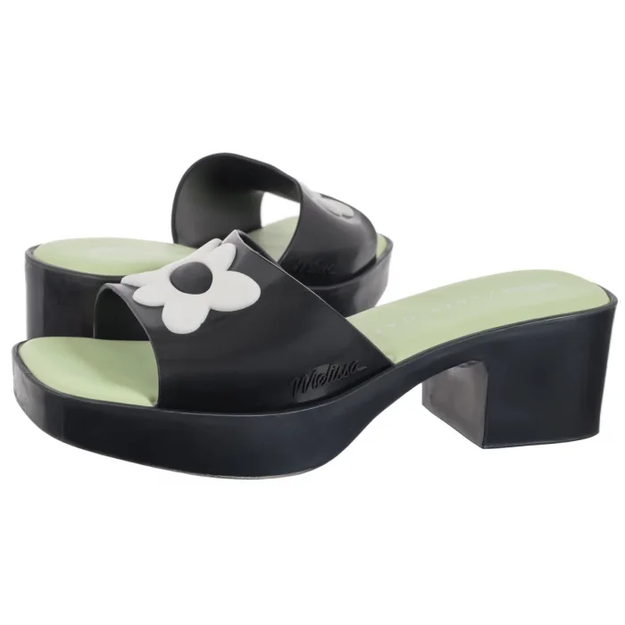 Klapki Melissa Shape+Lazy Oaf AD 33566/AA391 Smoke/Black/Green – zdjęcie 1
