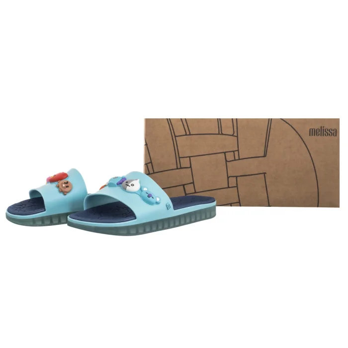 Klapki Melissa Beach Slide Next Gen 33398/53941 Blue – zdjęcie 6