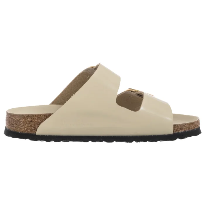 Klapki Birkenstock Arizona Big Buckle High-Shine Ecru 1026128 – zdjęcie 3