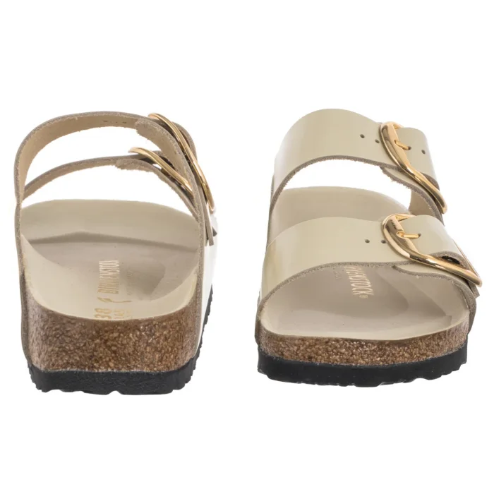 Klapki Birkenstock Arizona Big Buckle High-Shine Ecru 1026128 – zdjęcie 4