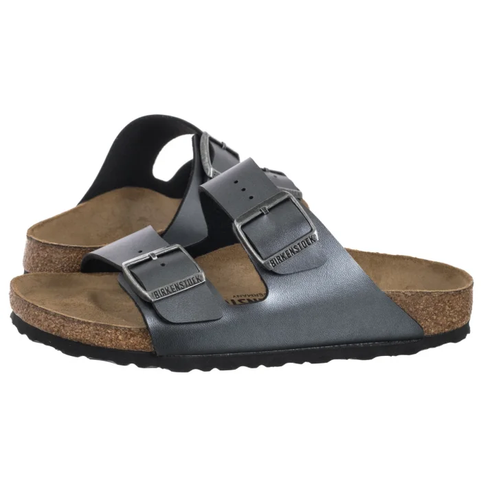 Klapki Birkenstock Arizona BS Metallic Black 1029224 – zdjęcie 1