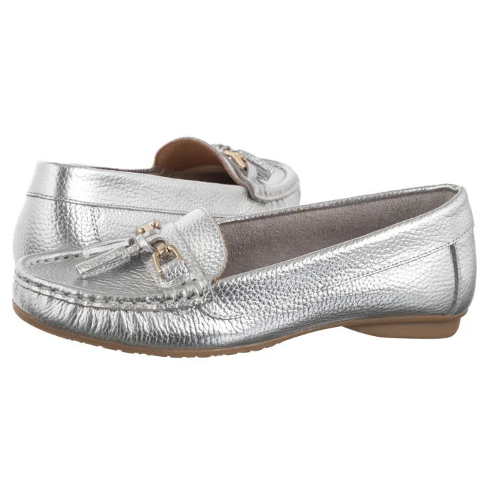 Mokasyny Filipe Srebrne 12788 AN 8274 Prata – zdjęcie 1