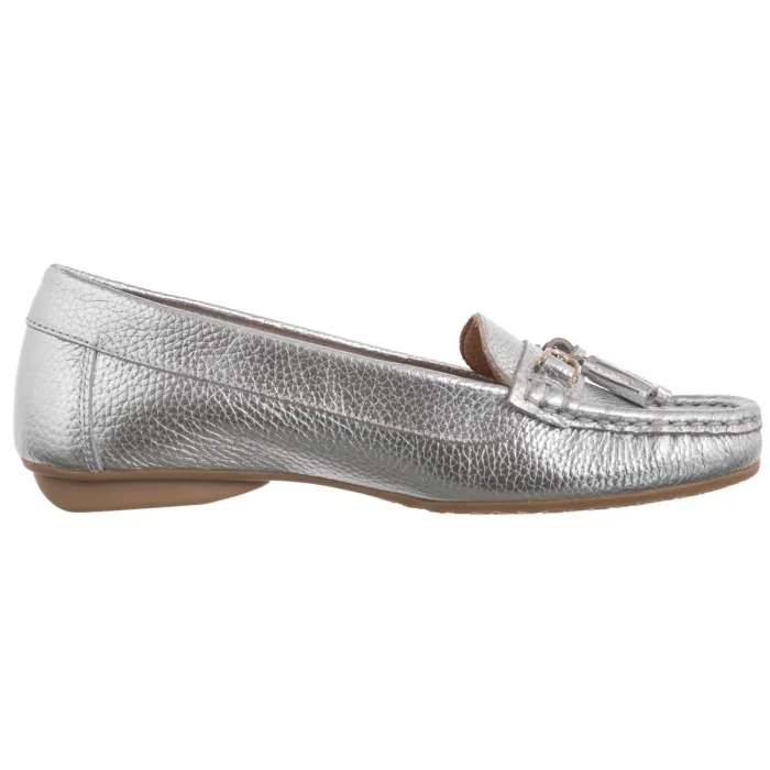 Mokasyny Filipe Srebrne 12788 AN 8274 Prata – zdjęcie 3