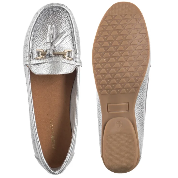 Mokasyny Filipe Srebrne 12788 AN 8274 Prata – zdjęcie 5
