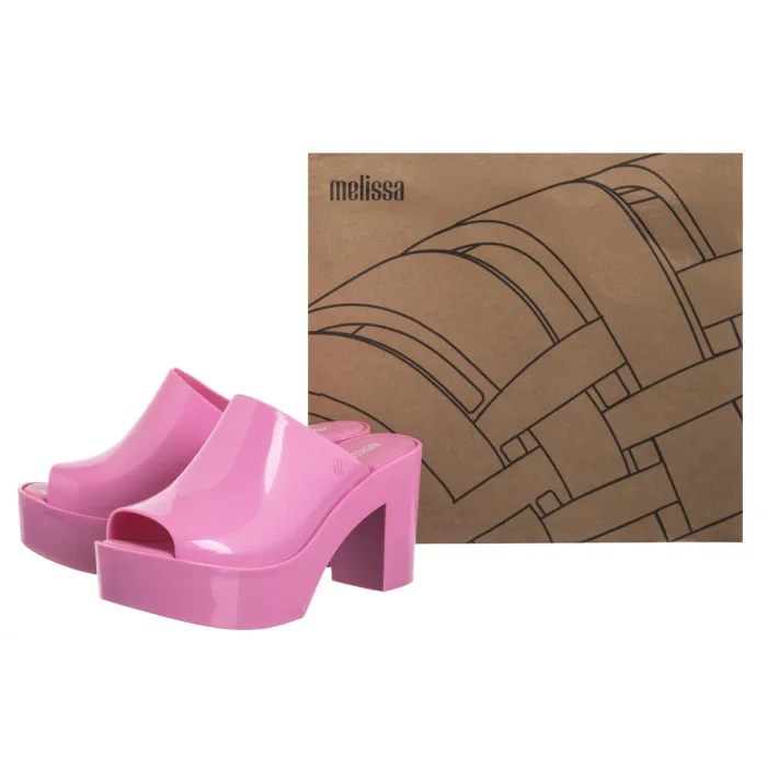 Klapki Melissa Mule AD 32233/AL351 Pink – zdjęcie 6