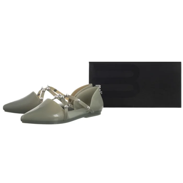 Sandały Melissa Pointy Stripe AD 33321/50857 Green/Silver  – zdjęcie 6