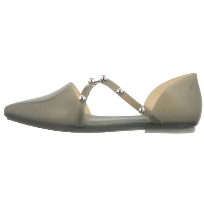 Sandały Melissa Pointy Stripe AD 33321/50857 Green/Silver  – zdjęcie 2