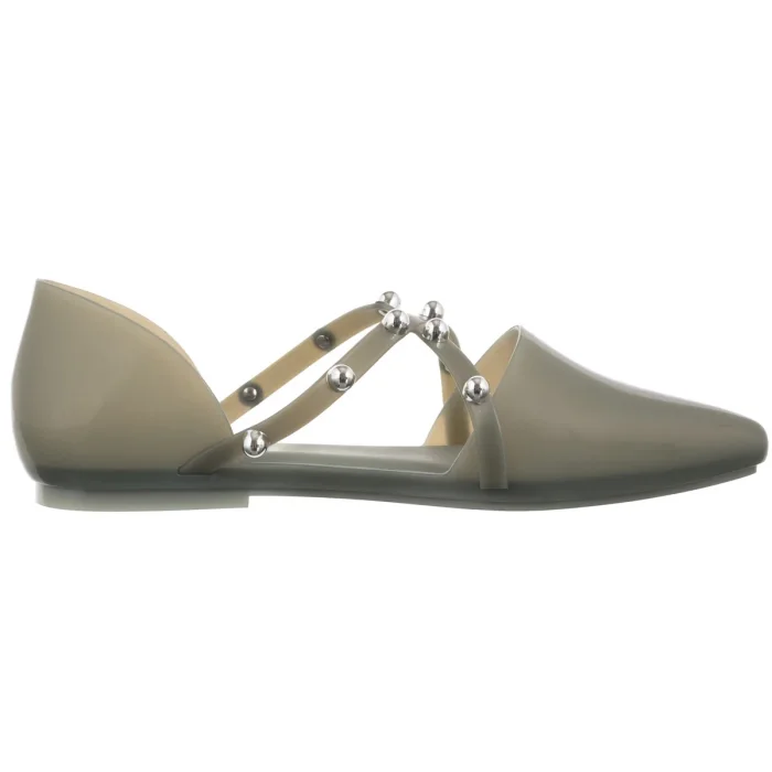 Sandały Melissa Pointy Stripe AD 33321/50857 Green/Silver  – zdjęcie 3