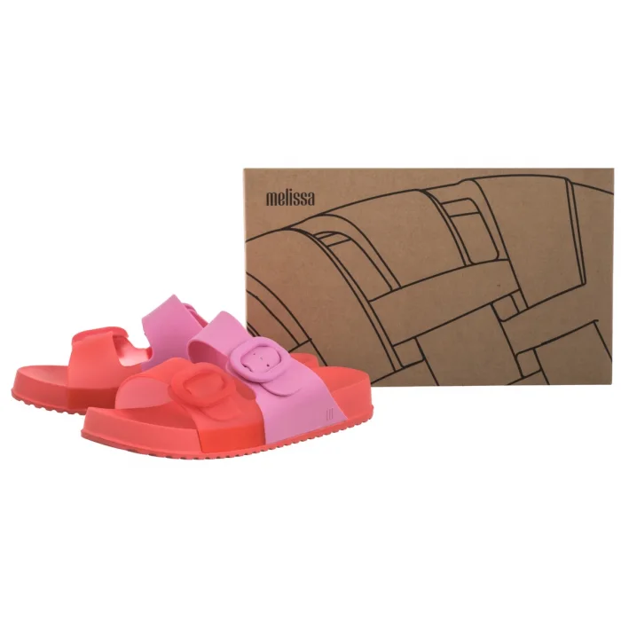 Klapki Melissa Cozy Slide AD 33913/AN696 Red/Pink – zdjęcie 6