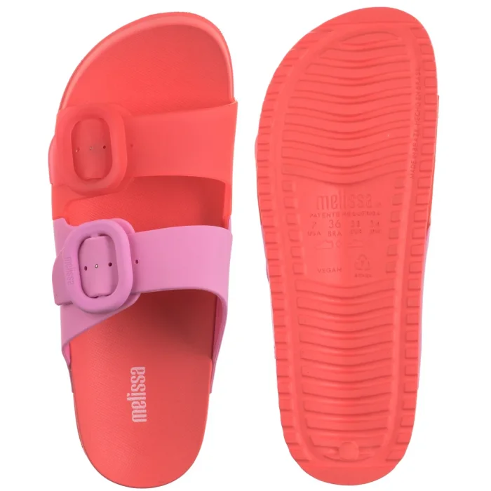 Klapki Melissa Cozy Slide AD 33913/AN696 Red/Pink – zdjęcie 5