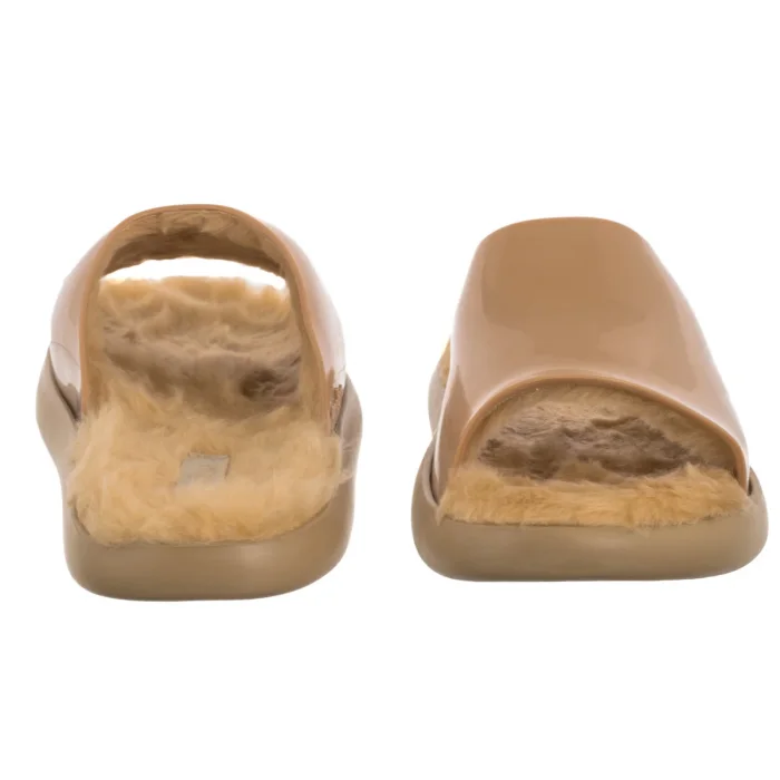 Klapki Melissa Fluffy Slide AD 33309/50484 Beige/Beige – zdjęcie 4