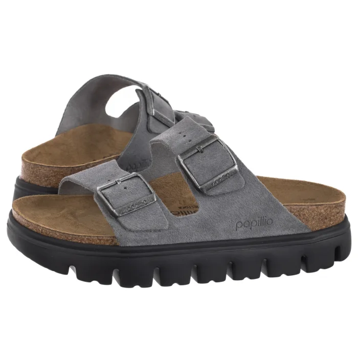 Klapki Papillio Arizona Pap Chunky Basalt Grey/Black 1029150 – zdjęcie 1