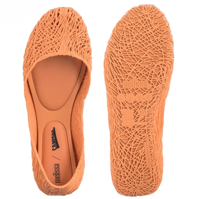 Baleriny Melissa Campana Flow AD 32984/52167 Orange – zdjęcie 5