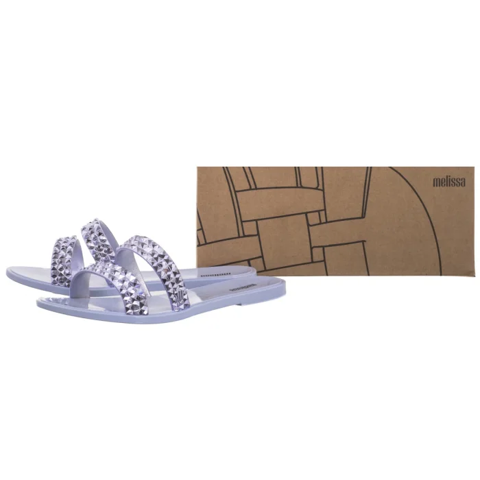 Klapki Melissa Bling AD 33819/AN312 Lilac/Mmetallic Violet – zdjęcie 6