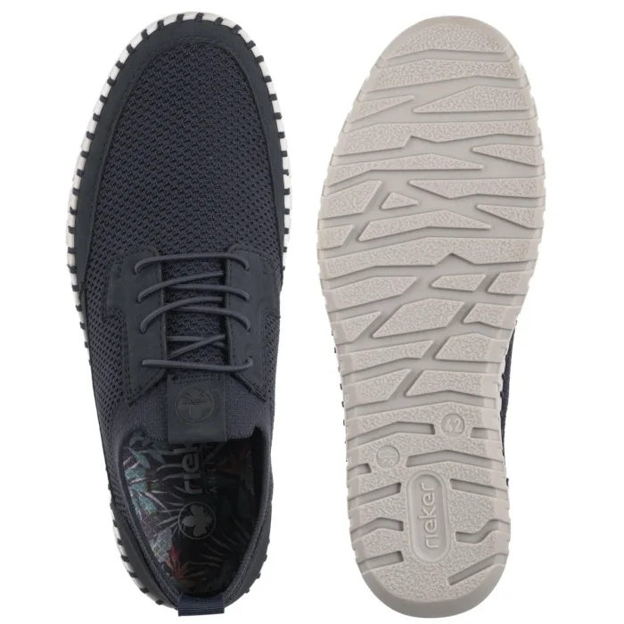 Sneakersy Rieker Granatowe B2953-14 Blue – zdjęcie 5