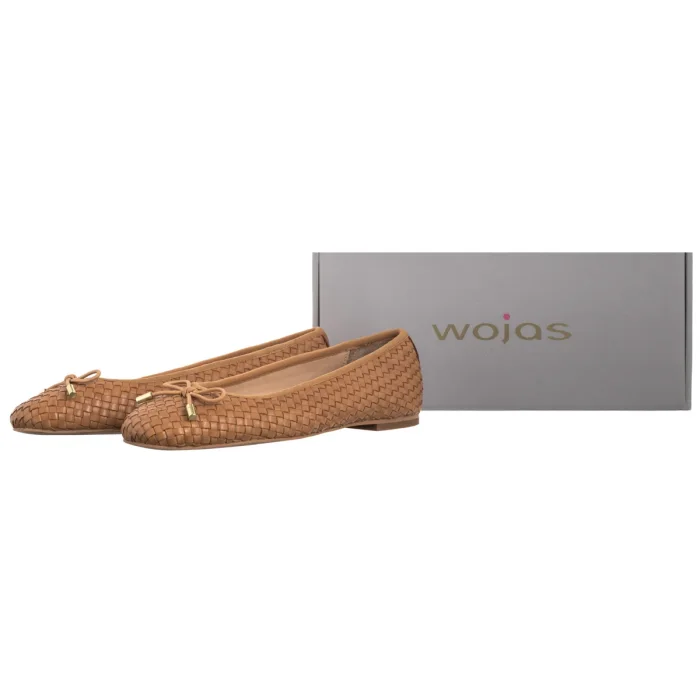 Baleriny Wojas Brązowe 44045-53 – zdjęcie 6