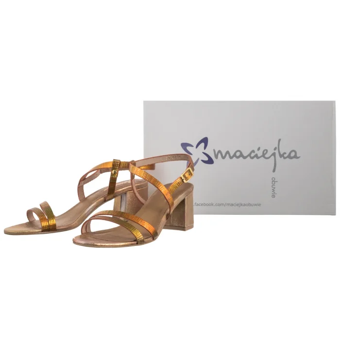 Sandały Maciejka Miedziane 06958-32/00-0 – zdjęcie 6