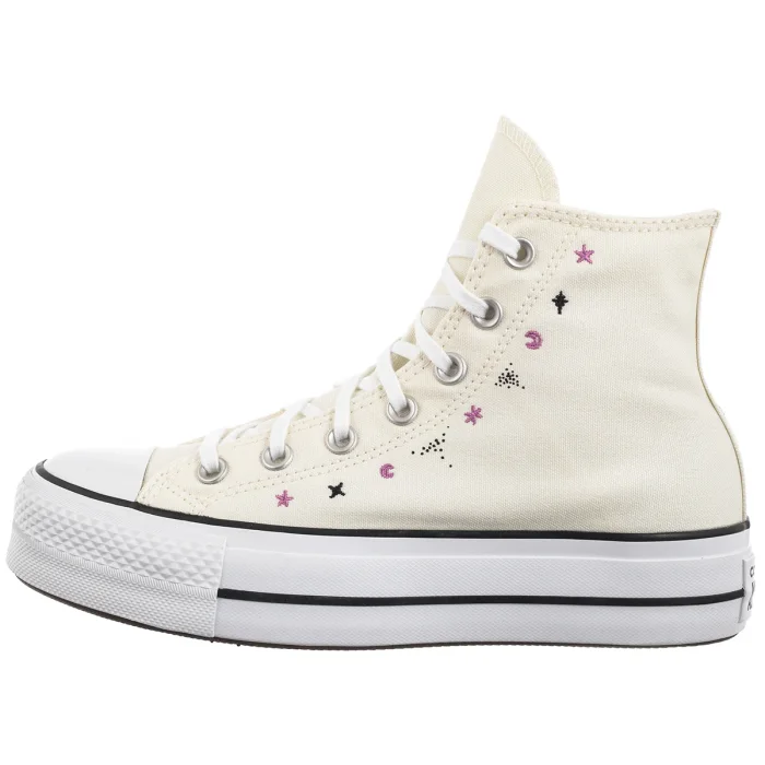 Trampki Converse CTAS Lift Hi Egret/Black/Cactus Bud A13522C – zdjęcie 2
