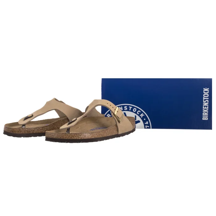 Japonki Birkenstock Gizeh BS Soft Footbed Sandcastle 1018999 – zdjęcie 6