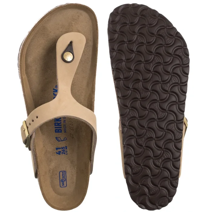 Japonki Birkenstock Gizeh BS Soft Footbed Sandcastle 1018999 – zdjęcie 5