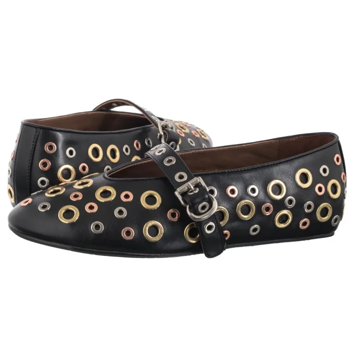 Baleriny Carinii Czarne B10046-353-000-000-000 – zdjęcie 1