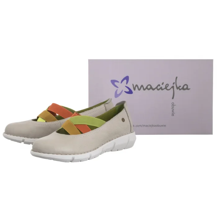 Półbuty Maciejka Szare P6814-13/00-1 – zdjęcie 6