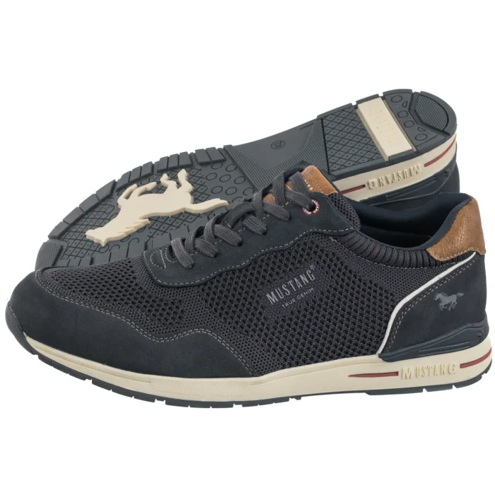 Sneakersy Mustang Granatowe 4154-317-800 – zdjęcie 1
