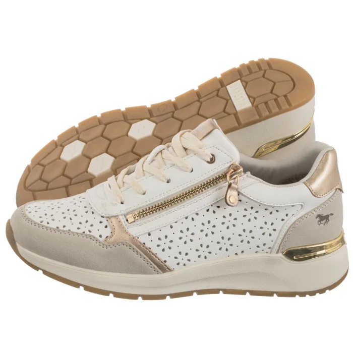 Sneakersy Mustang Białe 1487-303-111 – zdjęcie 1
