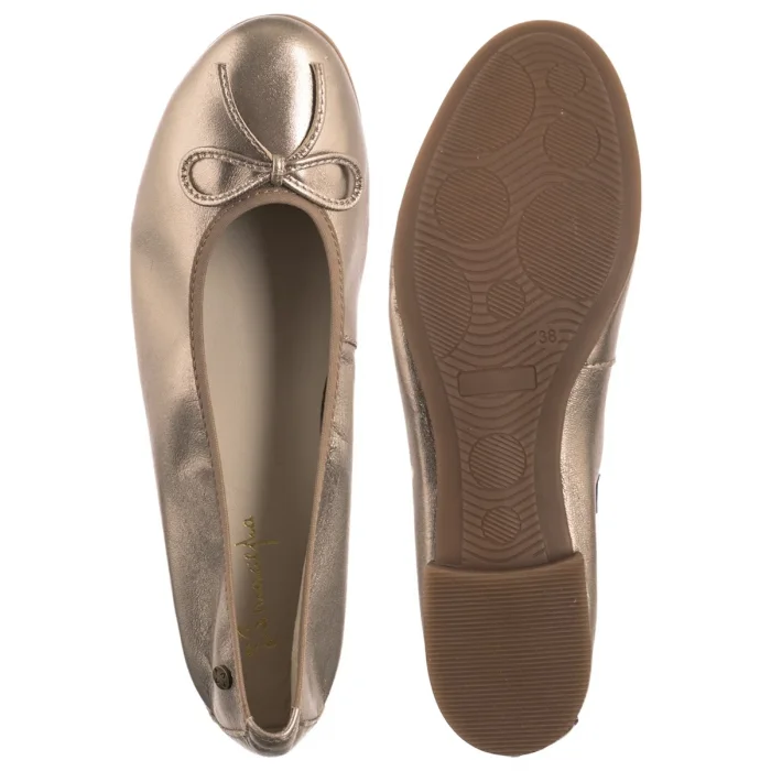 Baleriny Maciejka Złote P6800-25/00-0 – zdjęcie 5