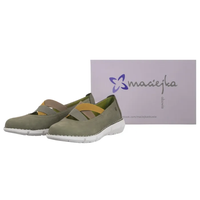 Półbuty Maciejka Zielone P6814-09/00-1 – zdjęcie 6