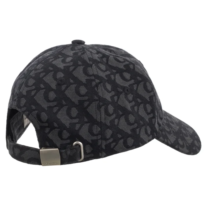 Czapka z daszkiem Calvin Klein Logo Jacquard Baseball Cap LV04G5066G UB1 – zdjęcie 3