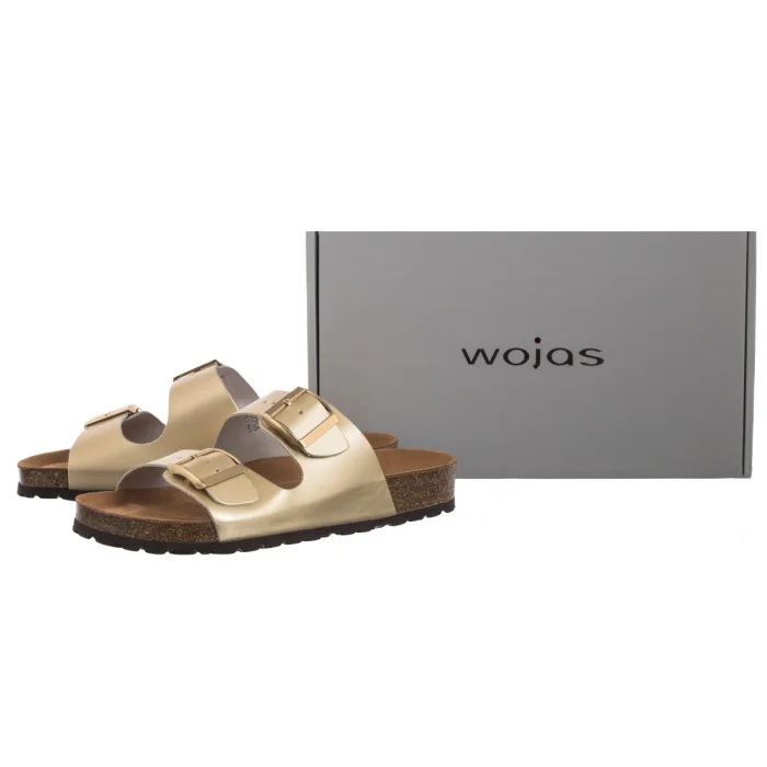 Klapki Wojas Złote 74077-58 – zdjęcie 6