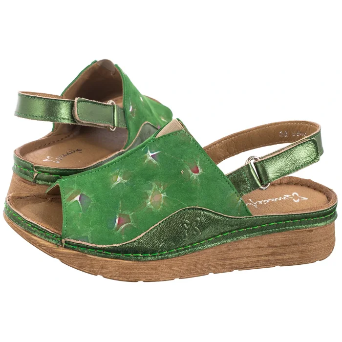 Sandały Maciejka Zielone L6846-09/00-1 – zdjęcie 1