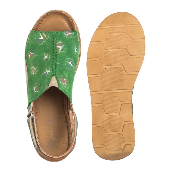 Sandały Maciejka Zielone L6846-09/00-1 – zdjęcie 5