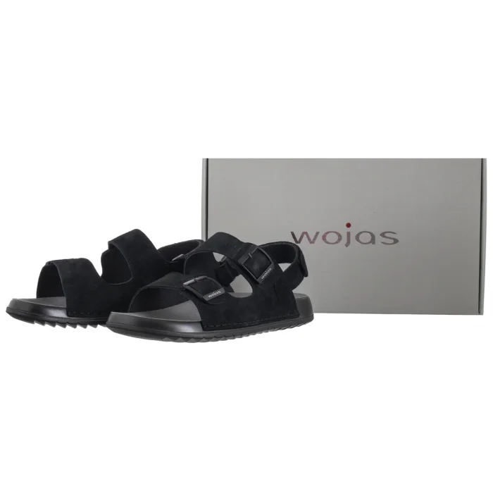 Sandały Wojas Czarne 29020-21 – zdjęcie 6