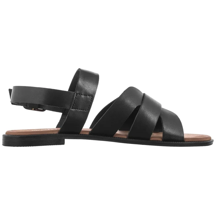 Sandały Wojas Czarne 76210-51 – zdjęcie 3