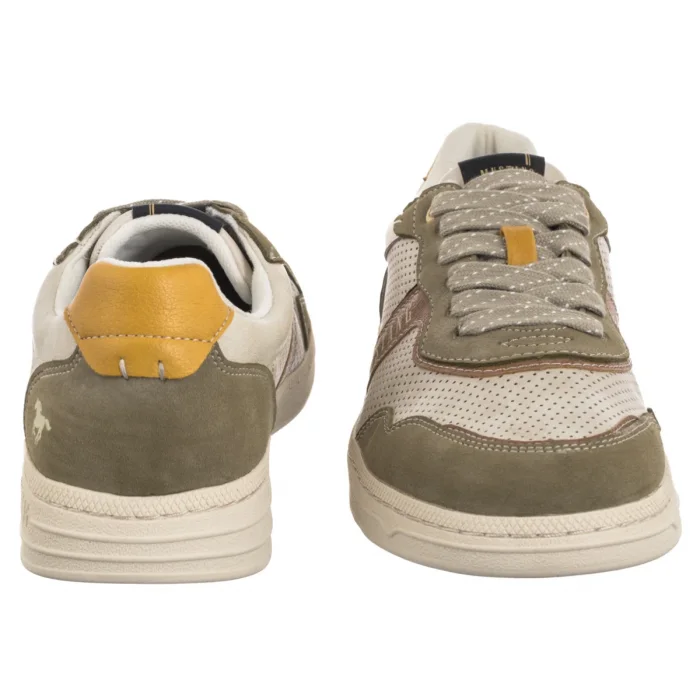 Sneakersy Mustang Beżowe/Khaki 4204-306-780 – zdjęcie 4