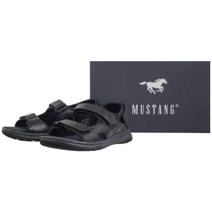Sandały Mustang Czarne 4968-801 – zdjęcie 6