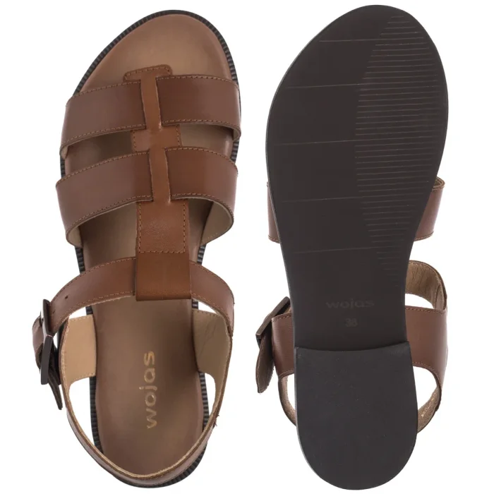 Sandały Wojas Brązowe 76211-53 – zdjęcie 5