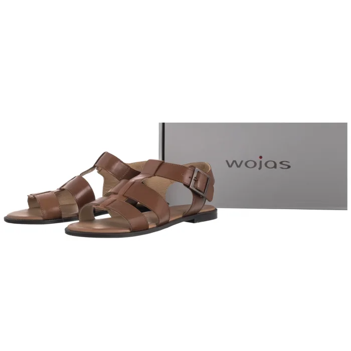 Sandały Wojas Brązowe 76211-53 – zdjęcie 6