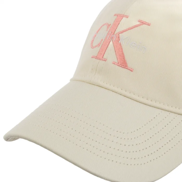 Czapka z daszkiem Calvin Klein Monologo Embroidery Baseball Hat LV04K5026G YC9  – zdjęcie 3