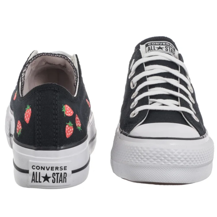 Trampki Converse CTAS Lift Ox Black/Soft Red/White A14935C – zdjęcie 4