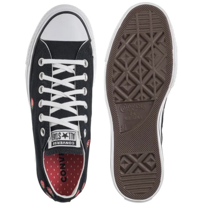 Trampki Converse CTAS Lift Ox Black/Soft Red/White A14935C – zdjęcie 5
