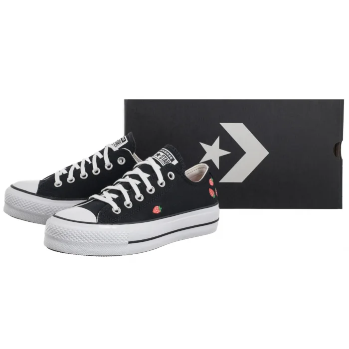 Trampki Converse CTAS Lift Ox Black/Soft Red/White A14935C – zdjęcie 6