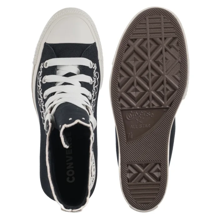 Trampki Converse CTAS Wedge Hi Black/Vintage White/Pale Petal A13546C – zdjęcie 5