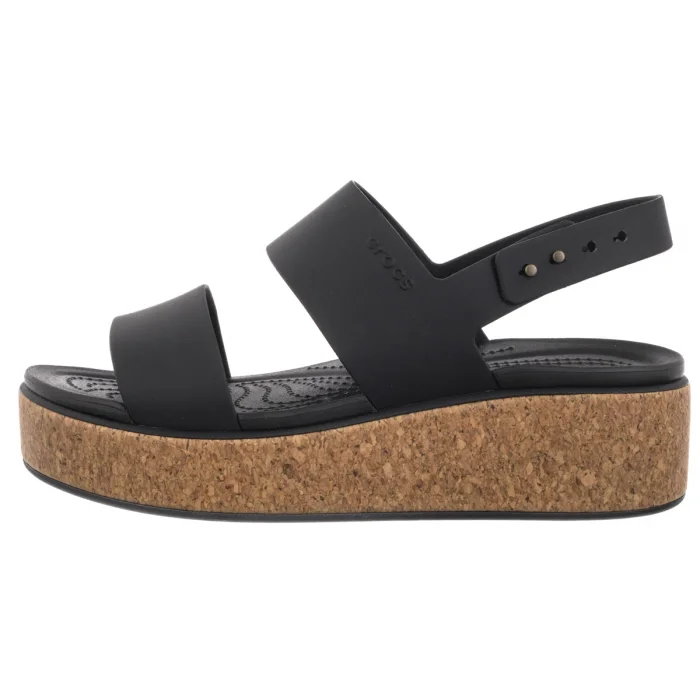 Sandały Crocs Brooklyn Cork Low Wedge Black 211144-060 – zdjęcie 2