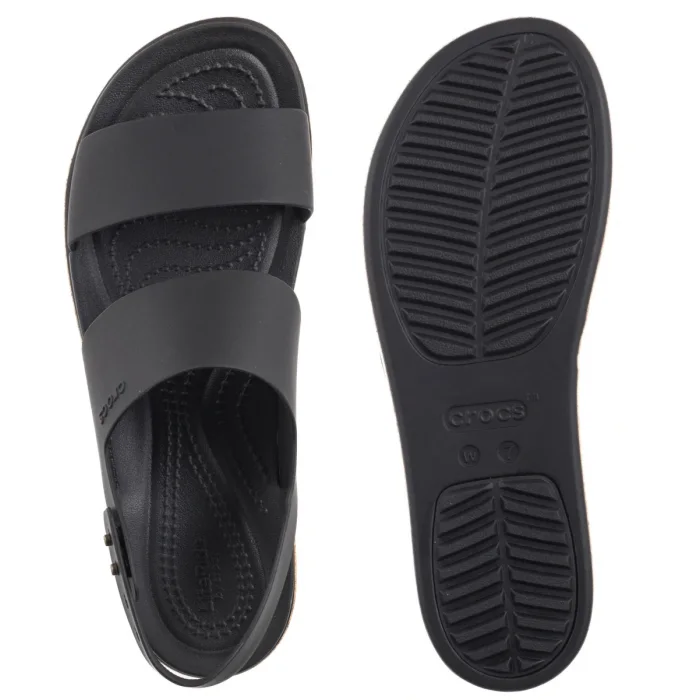 Sandały Crocs Brooklyn Cork Low Wedge Black 211144-060 – zdjęcie 5