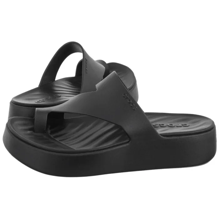 Japonki Crocs Getaway Platform Toe Loop Black 210834-001 – zdjęcie 1